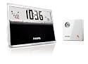 Philips - AJ3650/12 - Radio-r&eacute;veil - Double alarme - Tuner num&eacute;rique - Projection de jour - Temp. int. & ext - Sons Nature