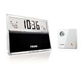 Philips AJ3650/12 Radio-r�veil Double alarme Tuner num�rique Projection de jour Temp. int. & ext Sons Naturepar Philips