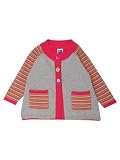 Colour block cardigan Bright Pink 18/24 MNTH