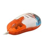 Easy Touch Mouse Transparent, Orange/White