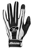  : Mizuno Vintage Pro Youth G2 Batting Glove (Black/White, Small)