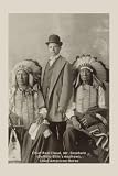 Canvas Print, Chief Red Cloud, Mr. Goodwin, and Chief American Horse - 12x18