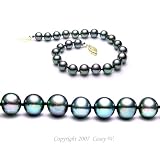Single Strand 7-7.5 Inches 7-8mm Black Freshwater Cultured Pearl Bracelet