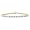 10k Yellow Gold Diamond 4-Prong Tennis Bracelet (3 cttw, I-J Color, I1-I2 Clarity), 7.5