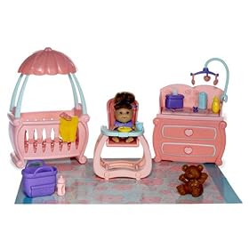 Cabbage Patch Kids Lil' Sprouts Dream Nursery Hispanic Baby (Brunette Hair) by Play Along
