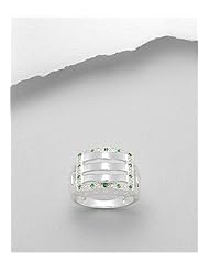 CZ Ring In 92.5 Sterling Silver