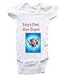 BABY'S FIRST NEW YEAR - BigBoyMusic Baby Designs - White, Blue or Pink Onesie / Baby T-shirt