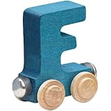 NameTrain Bright Finish Letter Cars - F