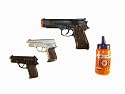 Cyma P.618 Airsoft Pistol (VALUE PACK: includes, 1 P618, 1 M945 spring pistol - metal gear,and 1BB2000 count bottle)