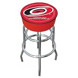 NHL Carolina Hurricanes Padded Bar Stool