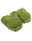 Fuzzy Friends Slippers - Girls Frog Slippers, Green