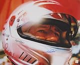 Mario Andretti - Helmet - Autographed 16x20 Photograph