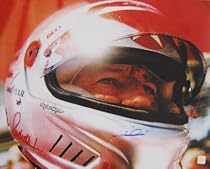Mario Andretti - Helmet - Autographed 16x20 Photograph