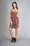 Psychedelic Paisley Strapless Dresses by Anna Sui