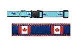 Preston PR028601-S-028 Canadian Flag - Collar Nylon And Ribbon .75 Inch - Small
