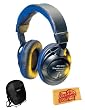 Audio-Technica ATH-M40fs Precision Studio Headphones Bundle with Carrying Case and Polishing Cloth