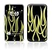 Yellow Neon Flames Design Decorative Skin Decal Sticker for Apple 3G iPhone/ Apple iPhone 3GS 3G S