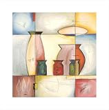 Through a Stained Glass Window I by Alfred Gockel poster print,9.8 in. x 9.8 in.
