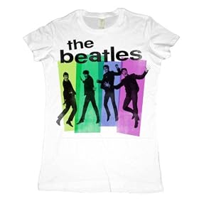 Buy Beatles, The - Jumpers Junior Ladies T-shirt in White