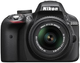 Nikon D3300 24.2 MP CMOS Digital SLR with AF-S DX NIKKOR 18-55mm f/3.5-5.6G VR II Zoom Lens (Black)