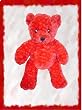 Teenie Teddies Red Bear 7" - Make Your Own Stuffed Animal Kit