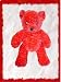 Teenie Teddies Red Bear 7" - Make Your Own Stuffed Animal Kit