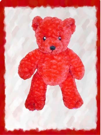 41f0m7 q36L Teenie Teddies Red Bear 7   Make Your Own Stuffed Animal Kit