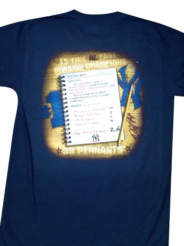 New York Yankees 2009 Do the Math Chowdaheads Rivalry T-Shirt