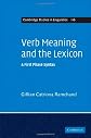 Verb meaning and the lexicon : a first-phase syntax