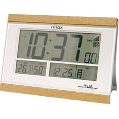 CITIZEN (シチズン) 目覚し時計 パルデジットR048 温度表示 湿度表示 8RZ048-006