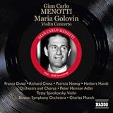 Menotti: Golovin/ Violin Concerto (Maria Golovin)