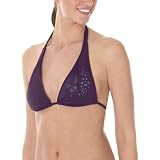 Mossimo Black: Butterfly Triangle Swim Top - Eggplant