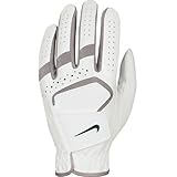 Nike Women's Dura Feel IV Regular White/Mauve Golf Glove