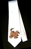 Party Decoration Necktie with cute, brown, pet, adorable, animal, dog, canine