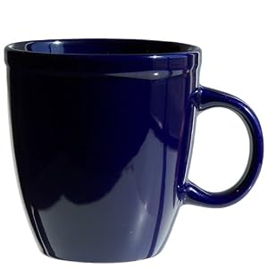 4 PAK - 18 oz. Cleveland Jumbo Mocha - Ceramic Coffee Soup Mocha Mugs. Blue by HercuGlass
