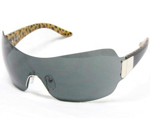 Bolle Sunglasses Essence Black/Leopard Frame with TNS Gray Shield Lens