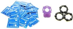 Trojan Condoms and Naughty Novelties Variety Pack