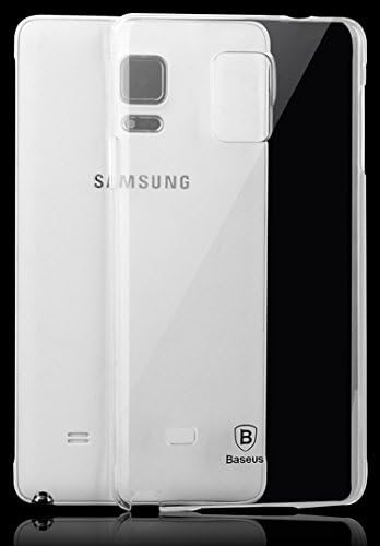 Baseus Galaxy Note 4 Case, Aerb Air Series Ultra Transparent Slim PC Case Cover for Samsung Galaxy Note 4 5.7" Release on 2014 (E-Clear Case)
