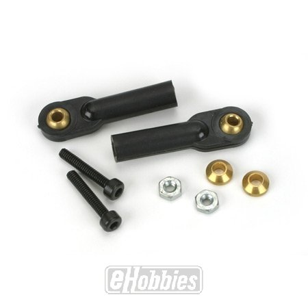 Du-Bro 2135 Swivel Ball Link With Hardware, 2-56 x 1/2 (2-Pack)