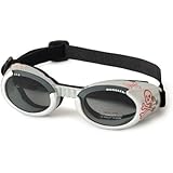 Doggles ILS Dog Goggle sunglasses with Skull and Crossbones / Smoke Lens Extra Small