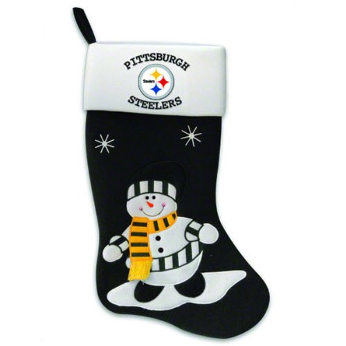Pittsburgh Steelers Snowman Stocking