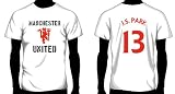 Manchester United Hero Soccer Tee: Park Ji Sung | Youth Medium | White