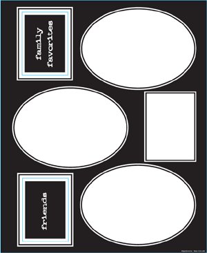 Black Picture Frame Magnet
