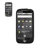 New Fashionable Perfect Fit Soft Silicon Gel Protector Skin Cover (Faceplate/Snap On) Rubber Cell Phone Case with Screen Protector for HTC Nexus One - Black