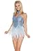 Apparel : SALE Sexy Blue Pixie Costume Dress Wings Womens Fairy Medium