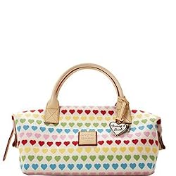 Dooney Bourke Small Rainbow Heart Duffle Bag Tote