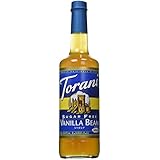 Torani Sugar Free Vanilla Bean Syrup w/ Splenda, 750 mL