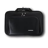 CaseCrown Double Memory Foam Thin Netbook Case With Front Pocket (Black) for ASUS Eee PC 1005HA-PU1X-BK 10.1-Inch Netbook