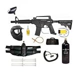 Paintball US Army Alpha Black Tactical Tippmann Deluxe Super Gun Set