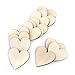 LEORX 50pcs 40mm Blank Wood Slices Discs for DIY Crafts Embellishments